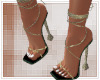 Gold/Green Heel