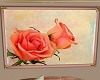 Peach Roses Wall Art