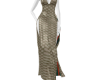 FANCY SPLIT GOWN