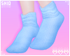 塩. Blue Bunny Socks.