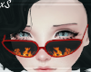Retro Sunglasses Flames