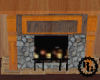 RG Stone/Wood fireplace