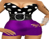 -XXL Purple&PolkaDots-
