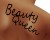 Beauty Queen Back Tat