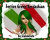 Festive Green Kardashian
