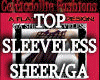 [CD]SHEER GA SLEEVELESPP
