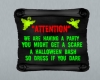 Halloween Party Sign 1
