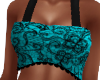Teal Lace Halter