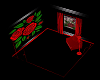 BlackRed Room With Roses