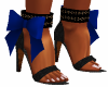 Blue Bow Heels