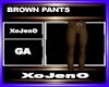 BROWN PANTS