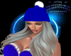 Blue Santa Hat+Hair
