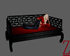 Z- Red and Black Daybed