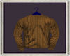 CRF*Brown Tucked Sweater