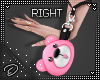 !D! Bear Wristlet Pink 2