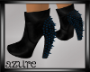 ~Azure~ Blue Stud Heels