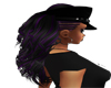 hair purple black forhat