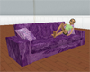 BB Purple Velvet Couch