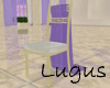Purple Drapped Chair
