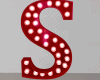 Anim Red Letter S Sign