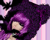 Purple Kitty Hood