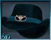 Cowgirl Hat Teal