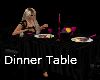 Black/Pink Dinner Table