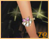 ~TQ~pink leaf bracelet