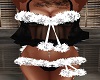 LINGERIE POMPOM BLACK