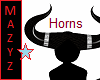 Big Black Demon Horns