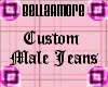 Custom Male Jeans