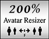 AVATAR RESIZER 200%