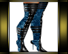 V3 PVC Camo Thigh High