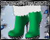Santas Helper Green Boot