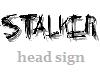 Stalker Head Sign