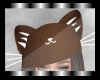 BROWN  kitty hat