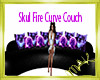 Skull Fire Curve Couch
