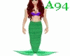 Mermaid green tail