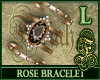 Rose Bracelet Brown L