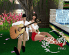 Guitar couple pose