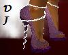 DJ- Purple Sparkle Heels