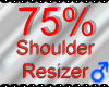 *M* Shoulder Resizer 75%