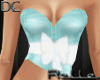 !! Corset Bow Blue