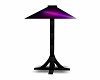 Blk/Purple Floor Lamp