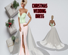 chrostmas wedding dress