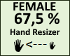 Hand Scaler 67,5% Female