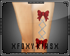 (L) Red Thigh Bow