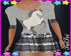 Pleated Unicorn Dress