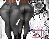 [K]Leather Pants Silver