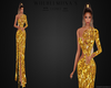 Golden Pageant Gown